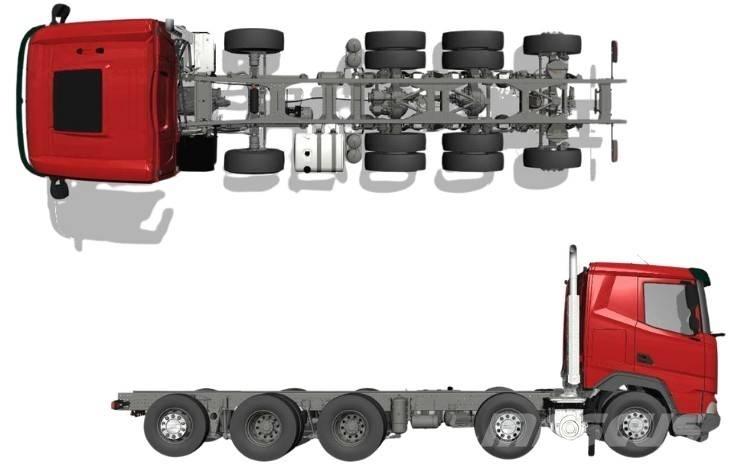 DAF XF 530 FAF 10x4 شاحنات بمقصورة وهيكل