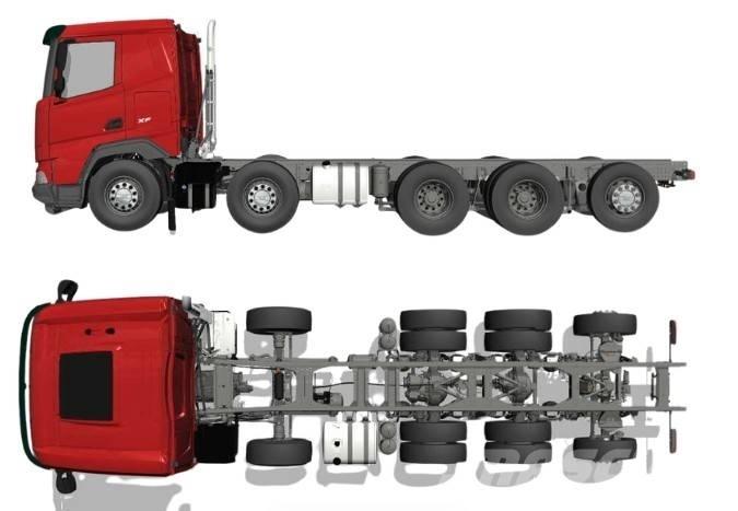DAF XF 530 FAF 10x4 شاحنات بمقصورة وهيكل