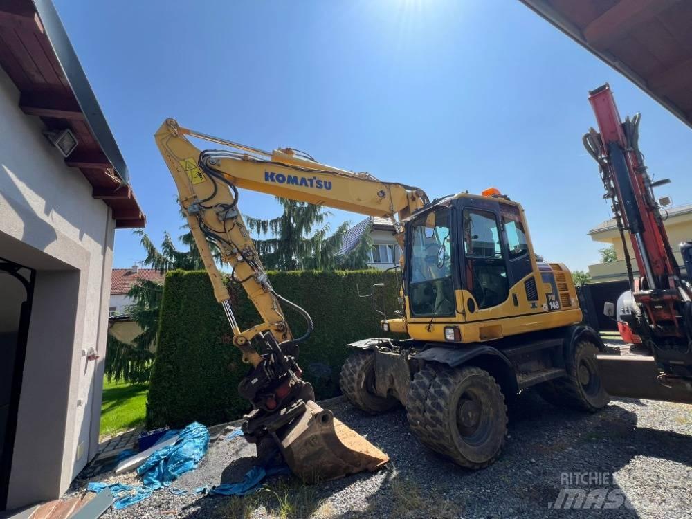 Komatsu PW 148-8 حفارات بعجل