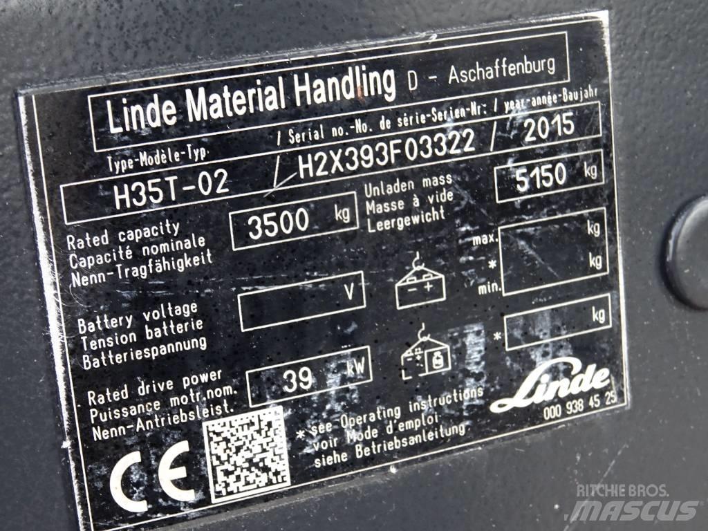 Linde H35T-02 شاحنات LPG