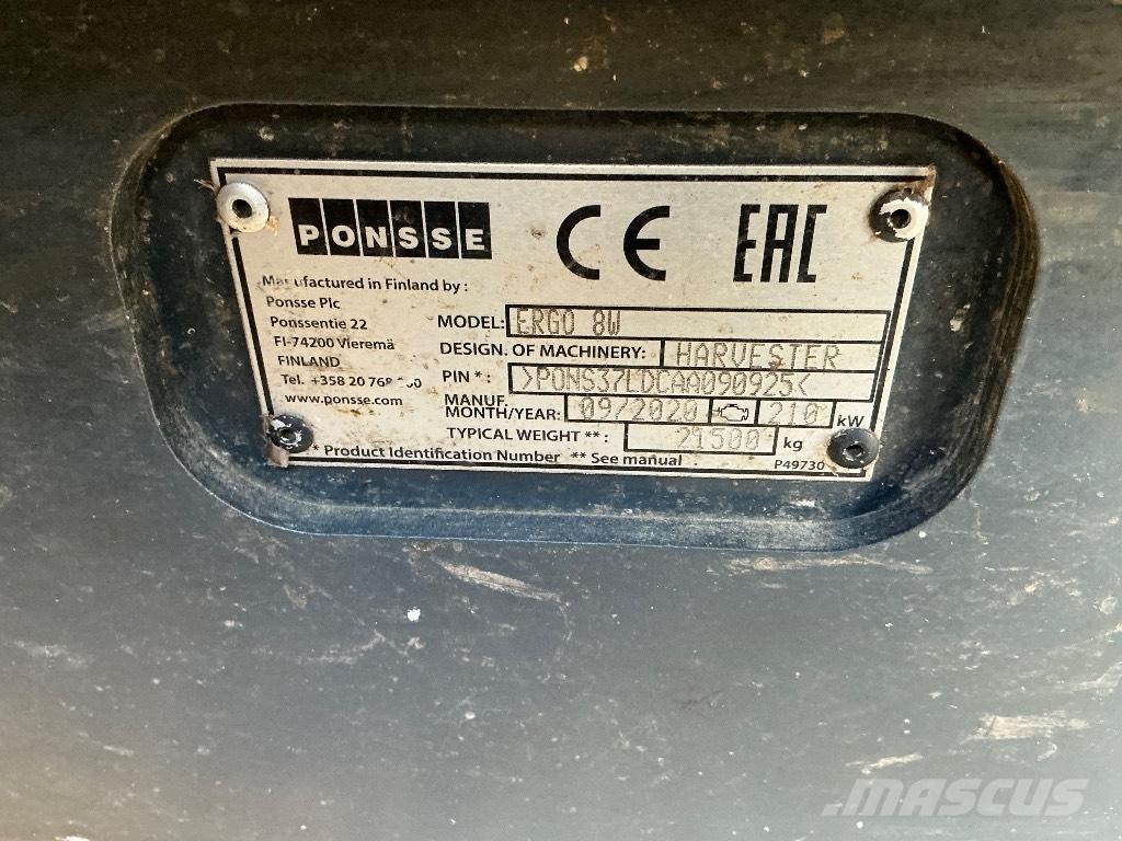 Ponsse ERGO 8W حصادات