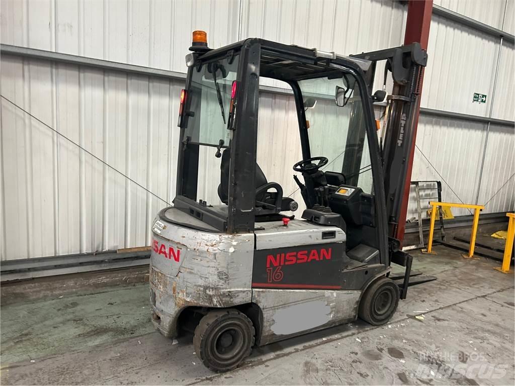 Nissan JG1N1L16T شاحنات ذات رافعات شوكية تعمل بالكهرباء