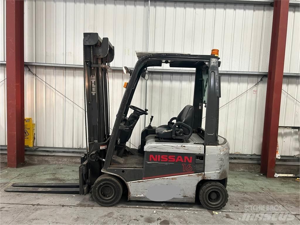 Nissan JG1N1L16T شاحنات ذات رافعات شوكية تعمل بالكهرباء