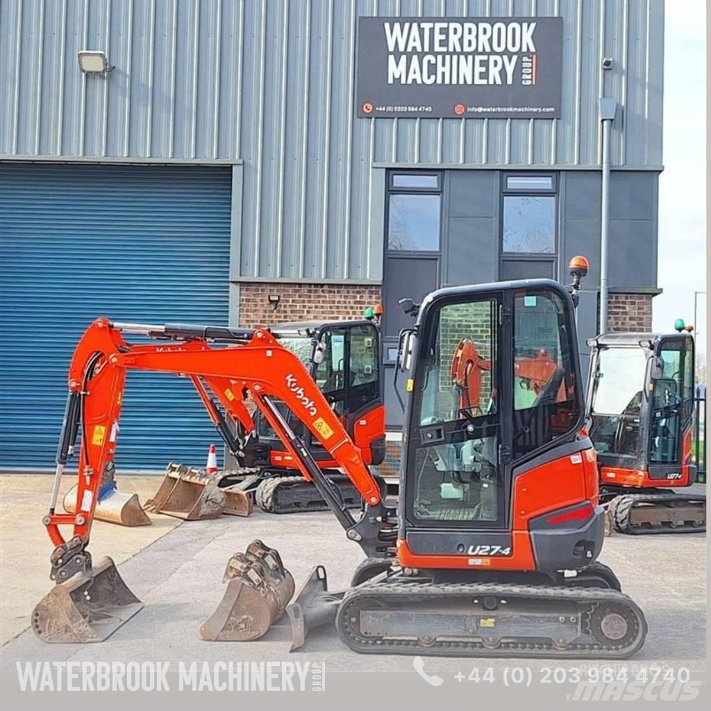 Kubota U 27-4 حفارات صغيرة أقل من 7 طن (حفارات صغيرة)