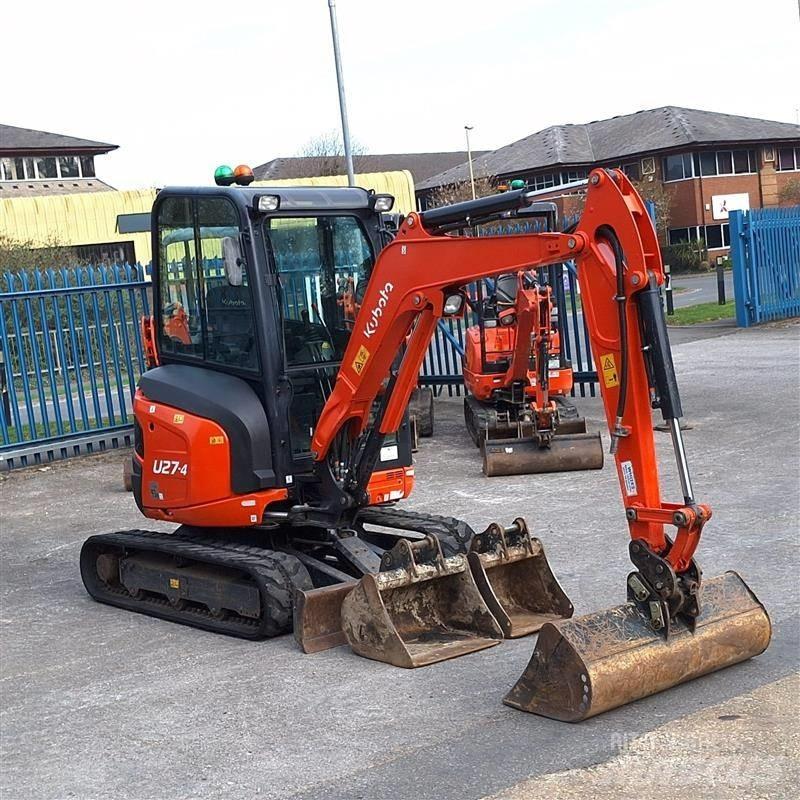 Kubota U 27-4 حفارات صغيرة أقل من 7 طن (حفارات صغيرة)