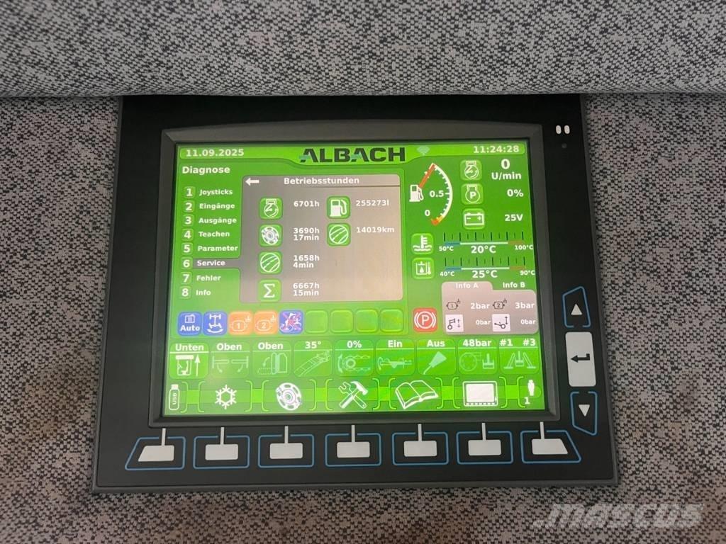 Albach Diamant 2000 ماكينات تقطيع أخشاب الحراجة