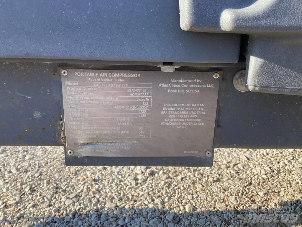 Atlas Copco XAS 185 مكابس
