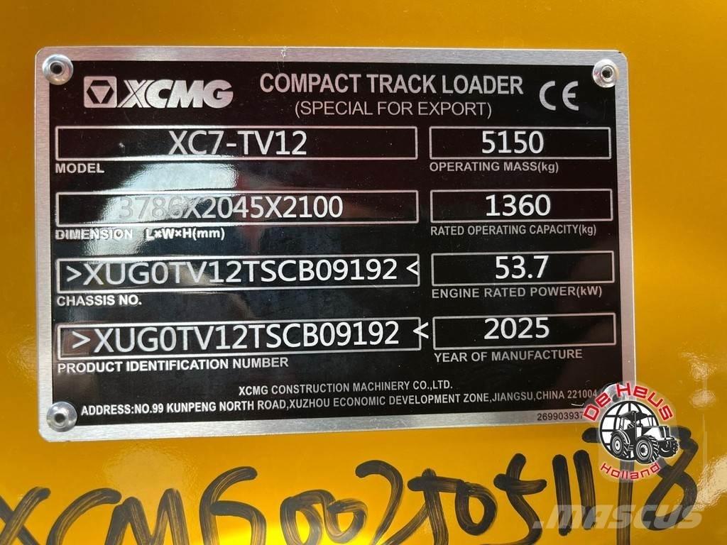 XCMG XC7-TV12 لوادر بعجل