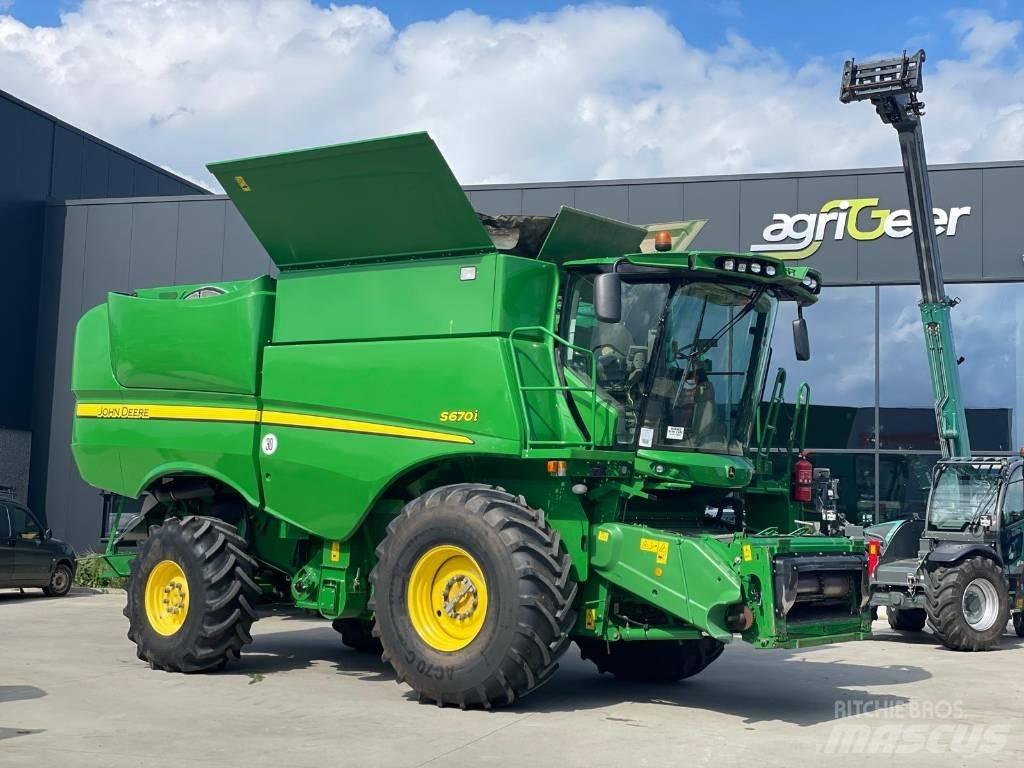 John Deere S670 4x4 حصادات