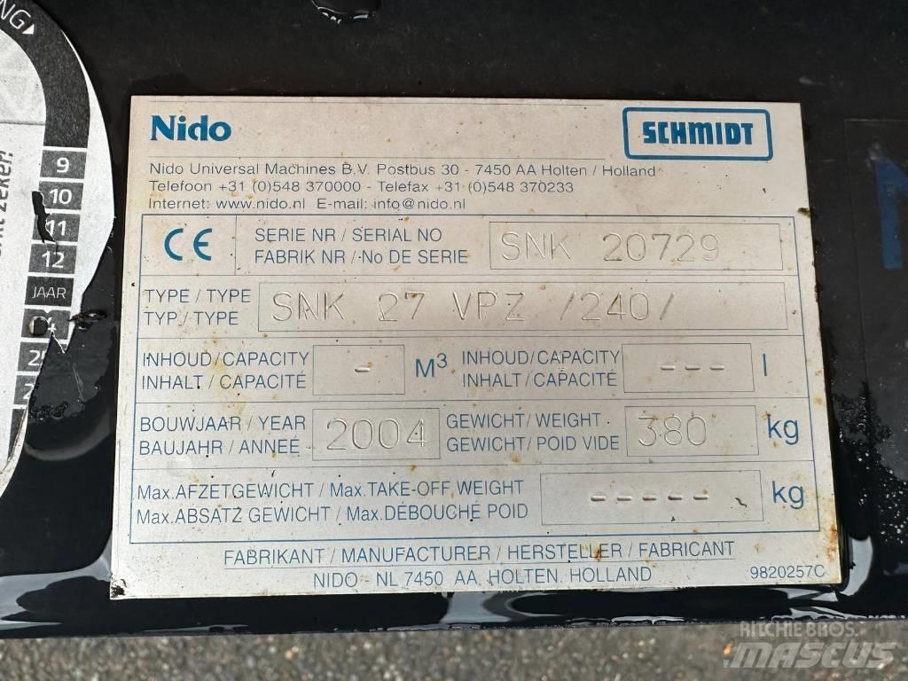 Nido SNK 27 VPZ 240 حراثات ونصول الجليد