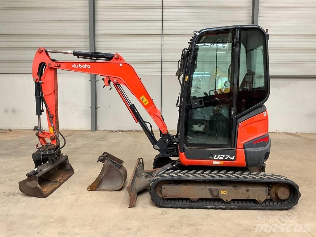 Kubota U 27-4 حفارات صغيرة أقل من 7 طن (حفارات صغيرة)