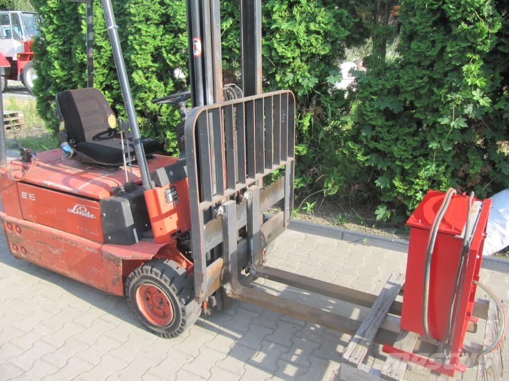 Linde E 16 شاحنات ذات رافعات شوكية تعمل بالكهرباء