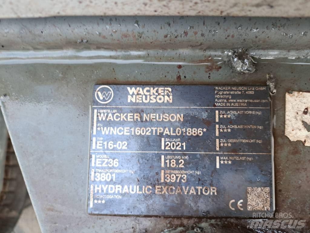 Wacker Neuson EZ36 حفارات زحافة