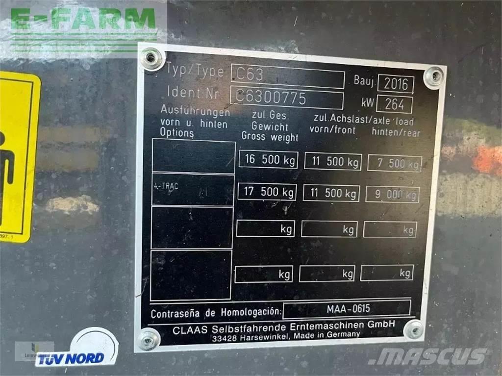 CLAAS lexion 630 حصادات
