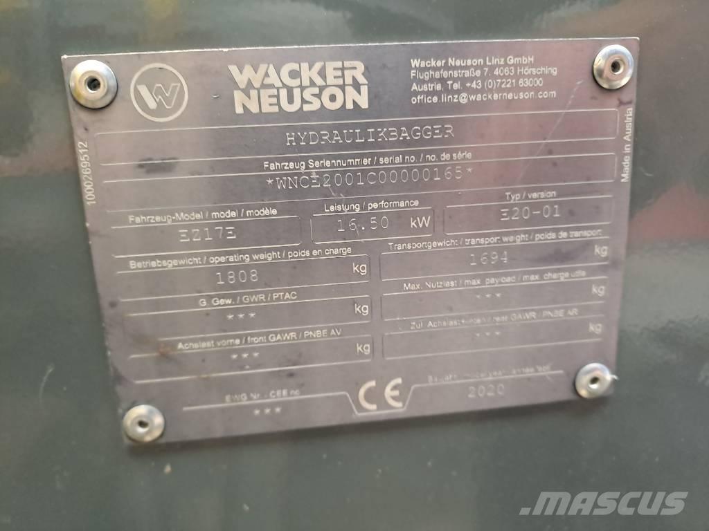 Wacker Neuson EZ17e حفارات زحافة