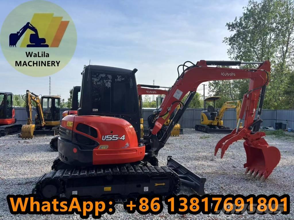 Kubota U 55-4 حفارات صغيرة أقل من 7 طن (حفارات صغيرة)