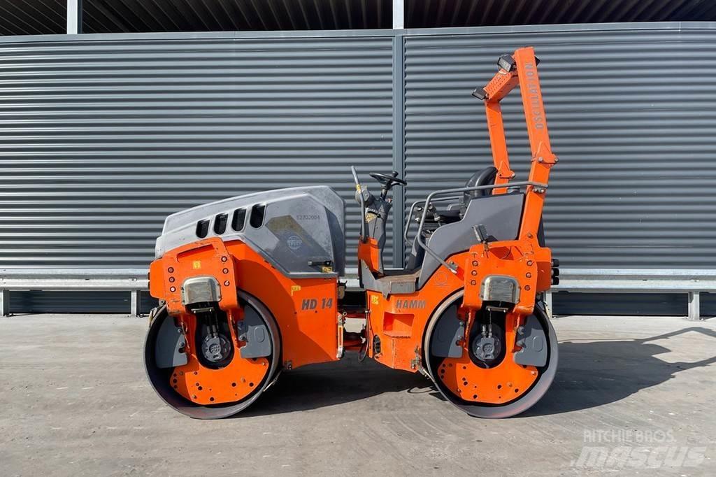 Hamm HD 14 VV مداحل ثنائية الاسطوانة