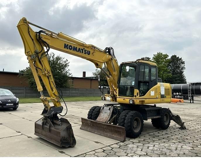 Komatsu PW 160-7E0 حفارات بعجل