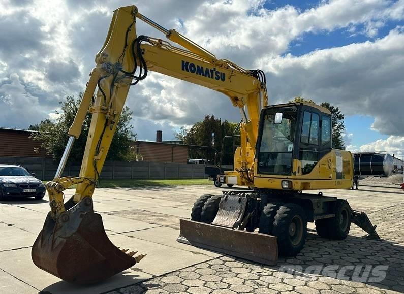 Komatsu PW 160-7E0 حفارات بعجل