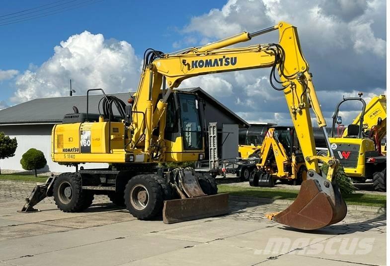 Komatsu PW 160-7E0 حفارات بعجل
