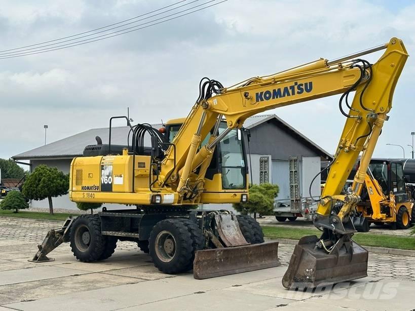Komatsu PW 160-7E0 حفارات بعجل