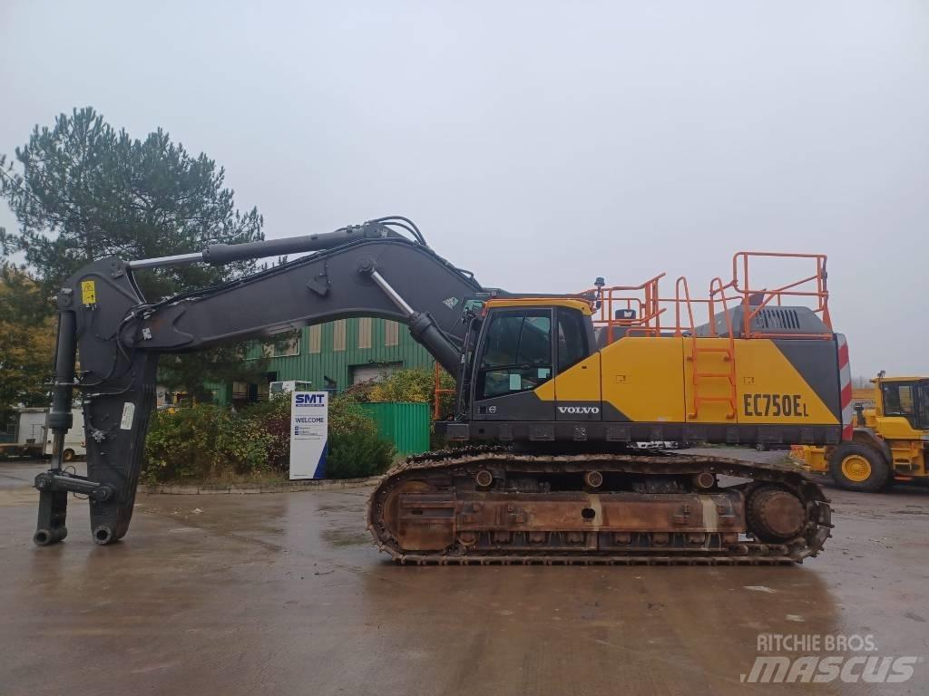 Volvo EC 750 EL حفارات زحافة