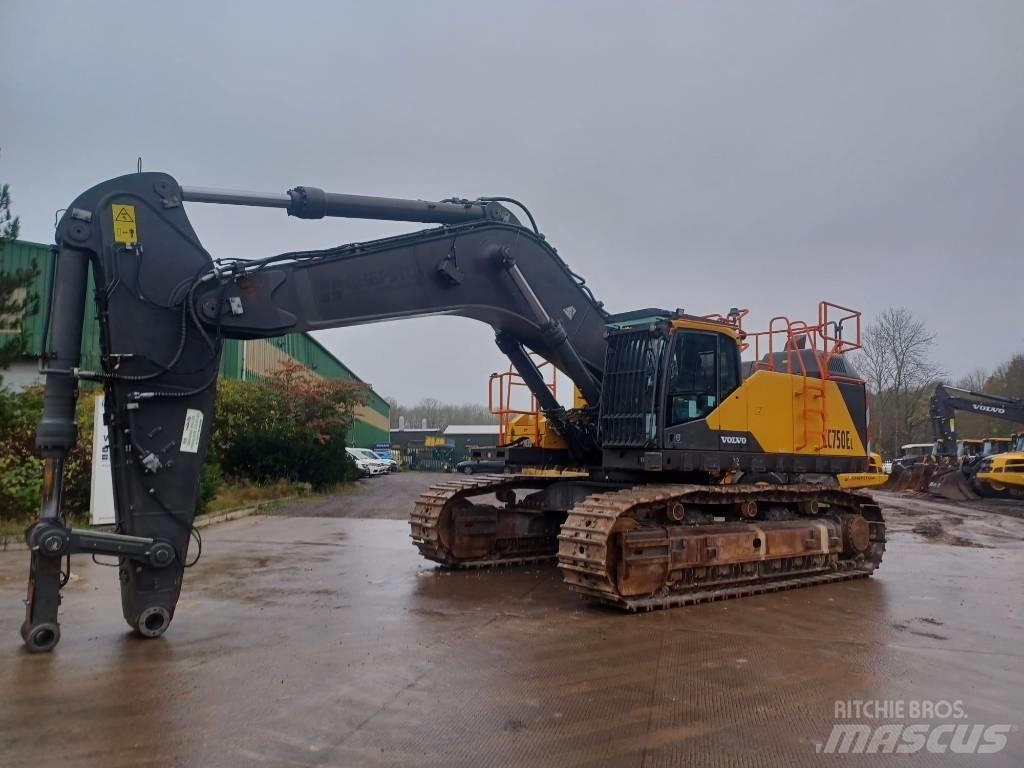 Volvo EC 750 EL حفارات زحافة
