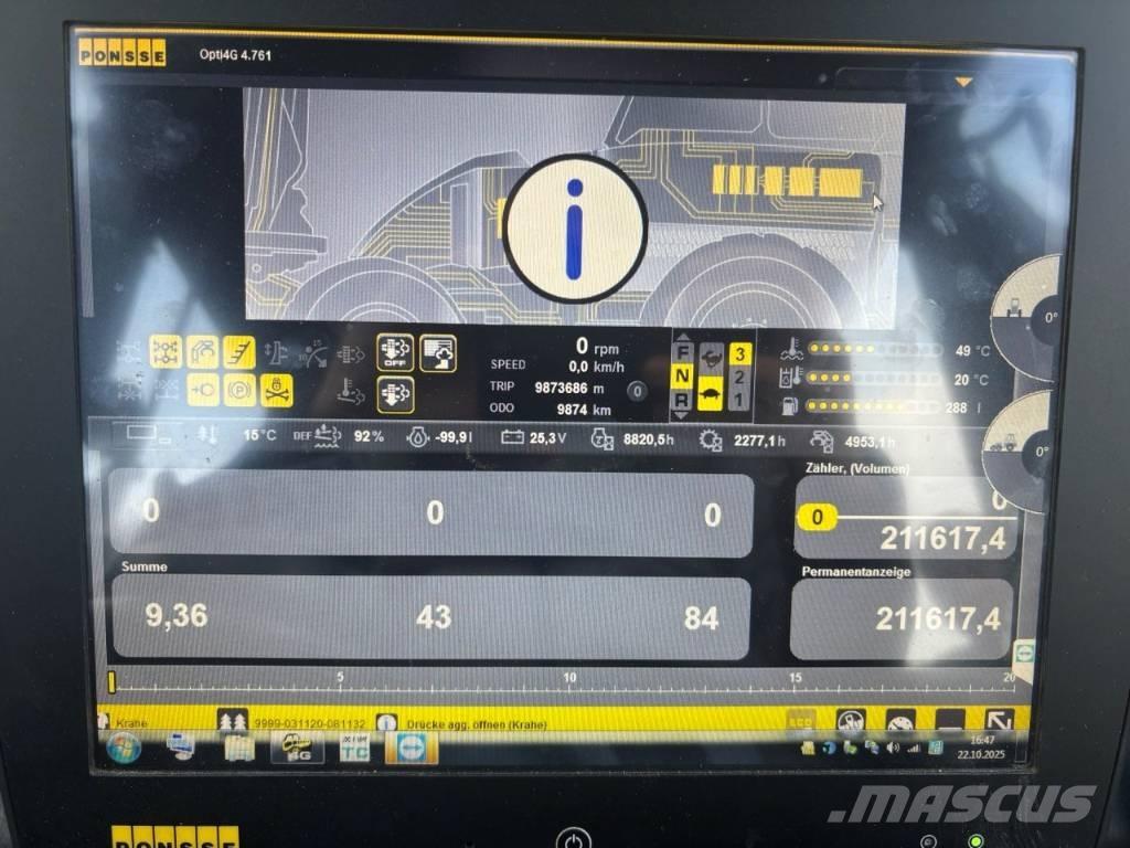 Ponsse Bear 8W حصادات