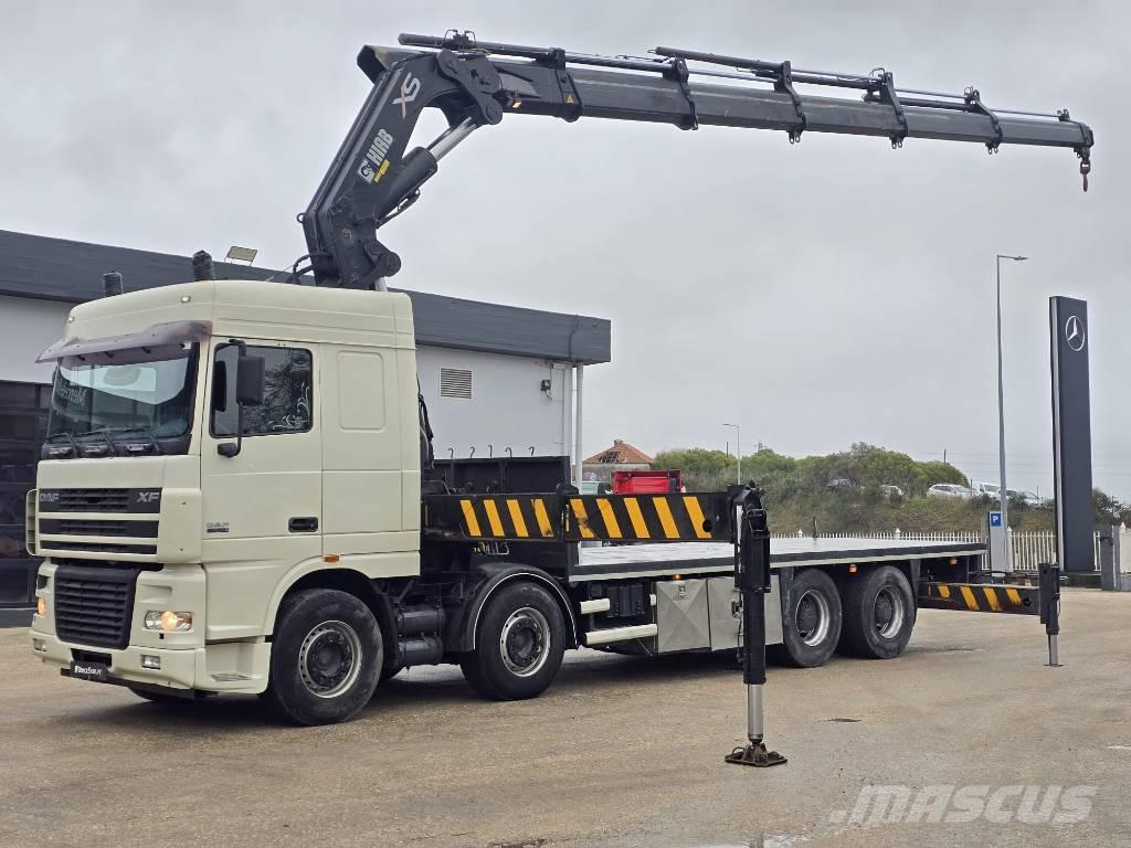 DAF XF 95.480 شاحنات مسطحة/مفصلية الجوانب