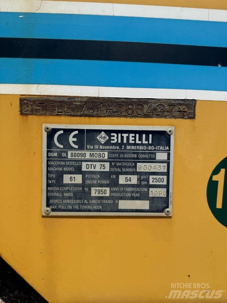 Bitelli DTV 75 مداحل ثنائية الاسطوانة