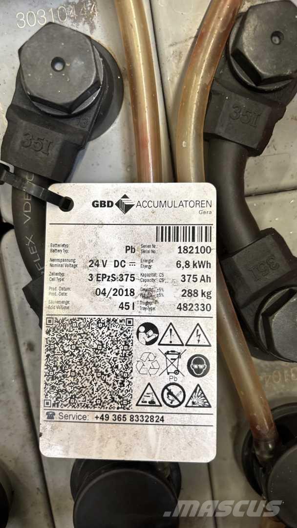 Linde L16 معدات التكديس الجوالة