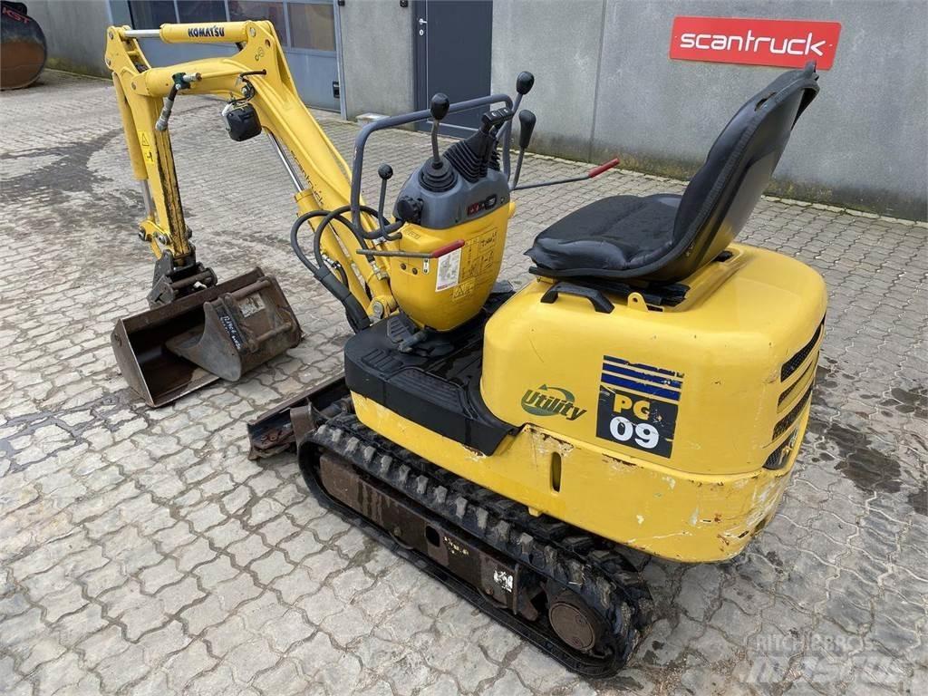 Komatsu PC09-1 حفارات بعجل