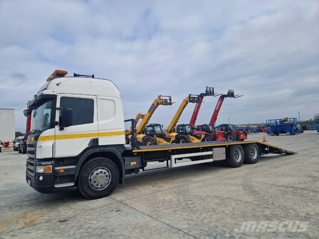 Scania P 400 شاحنات مسطحة / أوناش