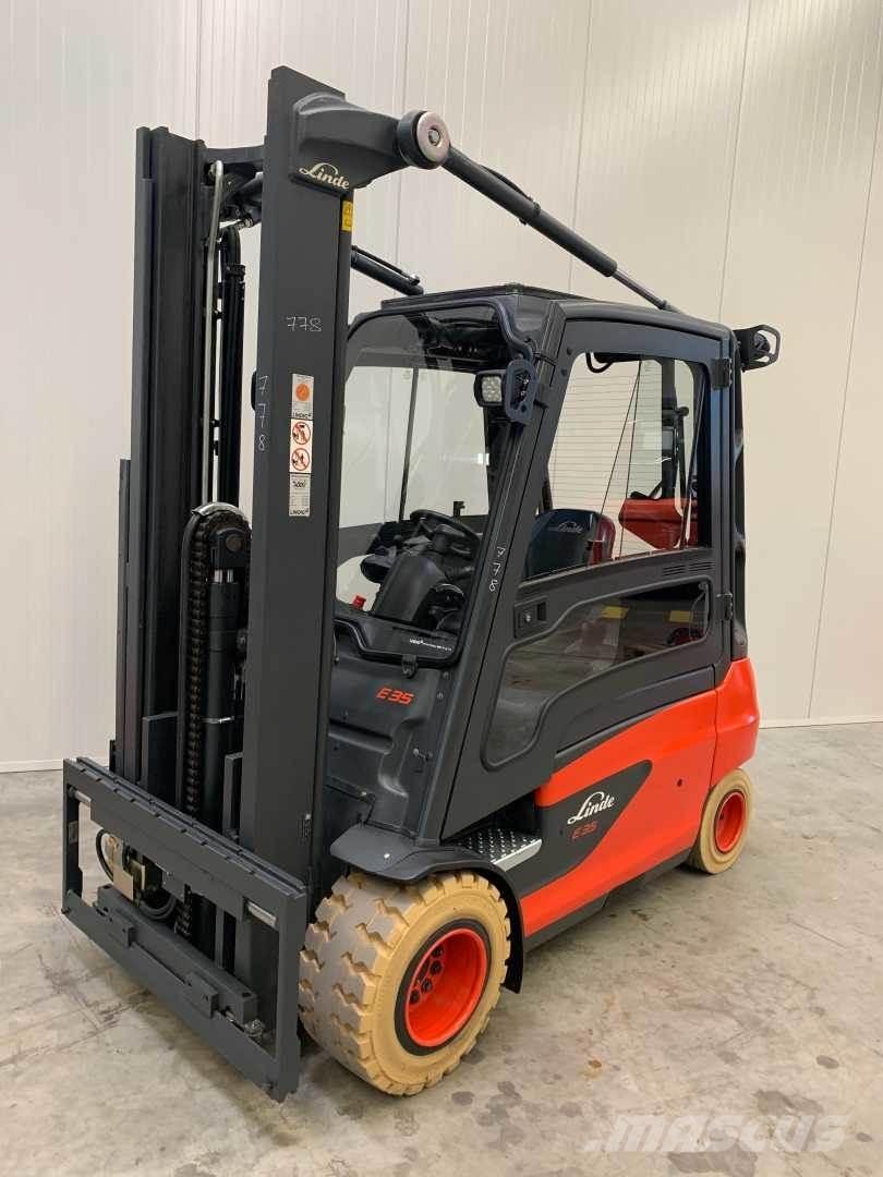 Linde E35L شاحنات ذات رافعات شوكية تعمل بالكهرباء