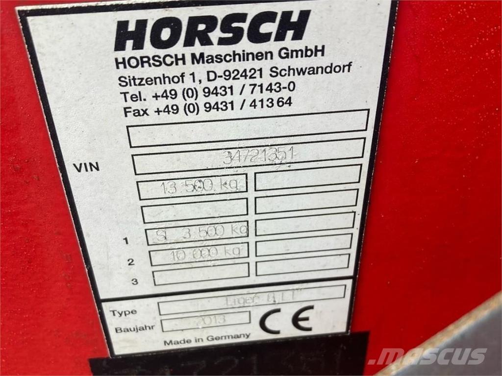 Horsch Tiger 8 LT زراعات