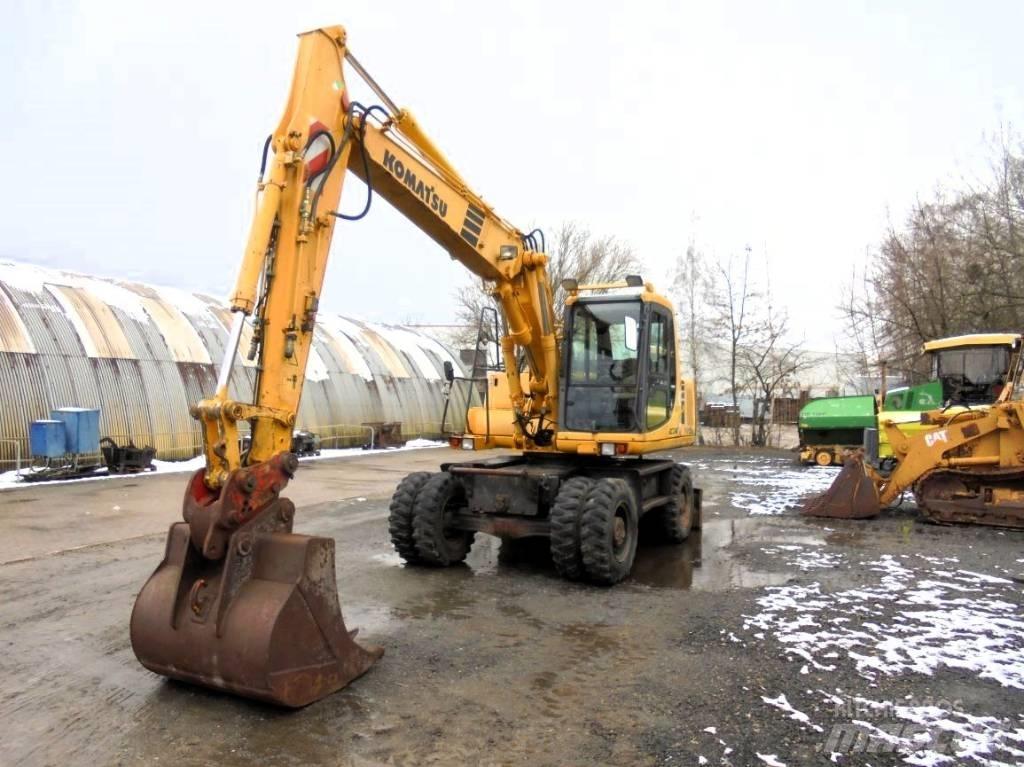 Komatsu PW 130ES-6K حفارات بعجل