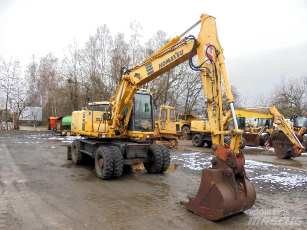 Komatsu PW 130ES-6K حفارات بعجل