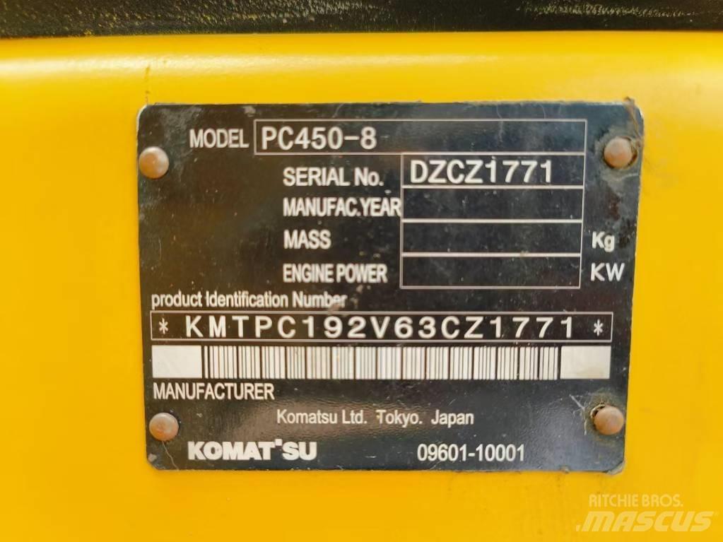 Komatsu PC 450-8 حفارات زحافة
