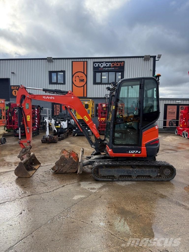 Kubota U 27-4 حفارات صغيرة أقل من 7 طن (حفارات صغيرة)