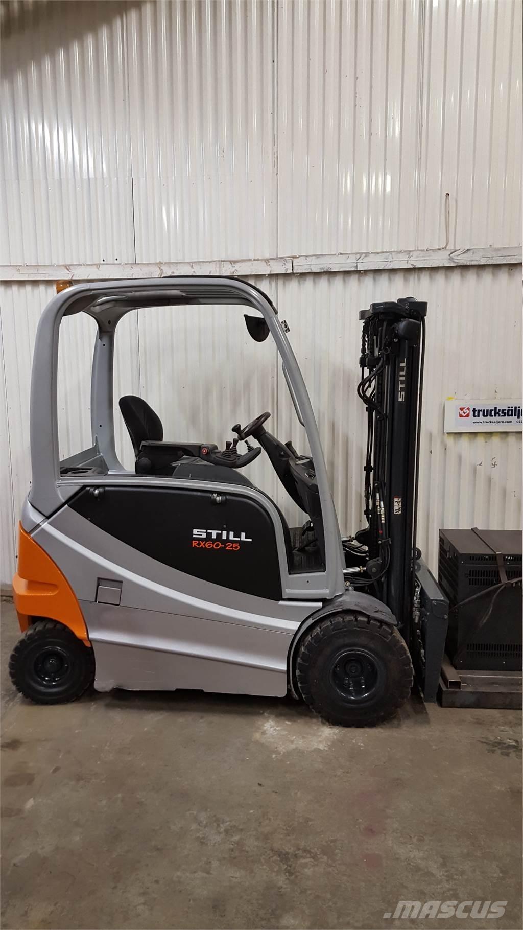 Still RX60-25 شاحنات ذات رافعات شوكية تعمل بالكهرباء