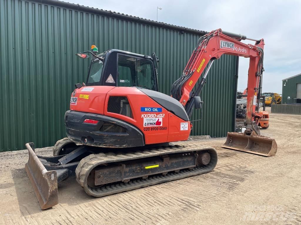 Kubota KX 080 حفارات وسط 7 طن - 12 طن