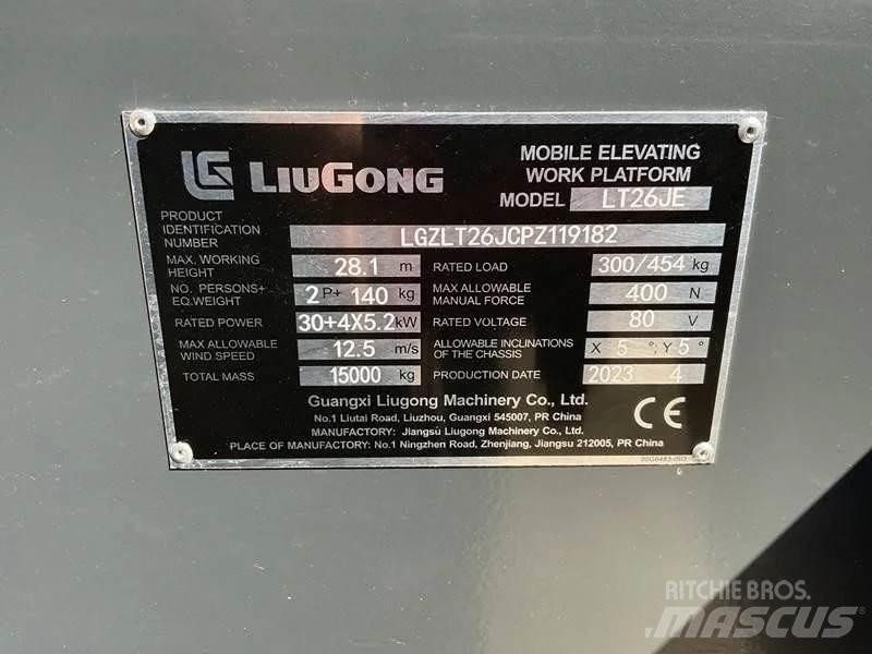 LiuGong LT26JE-li رافعات سلة مفصلية
