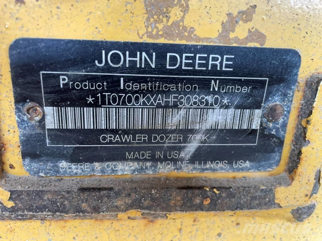 John Deere 700 KLGP بلدوزرات مجنزرة