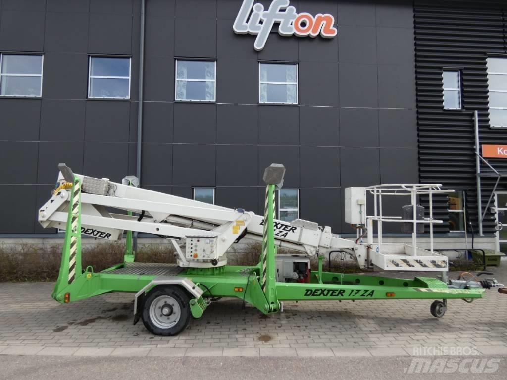Dexter 17ZA Skylift المنصات الهوائية المثبتة على مقطورة