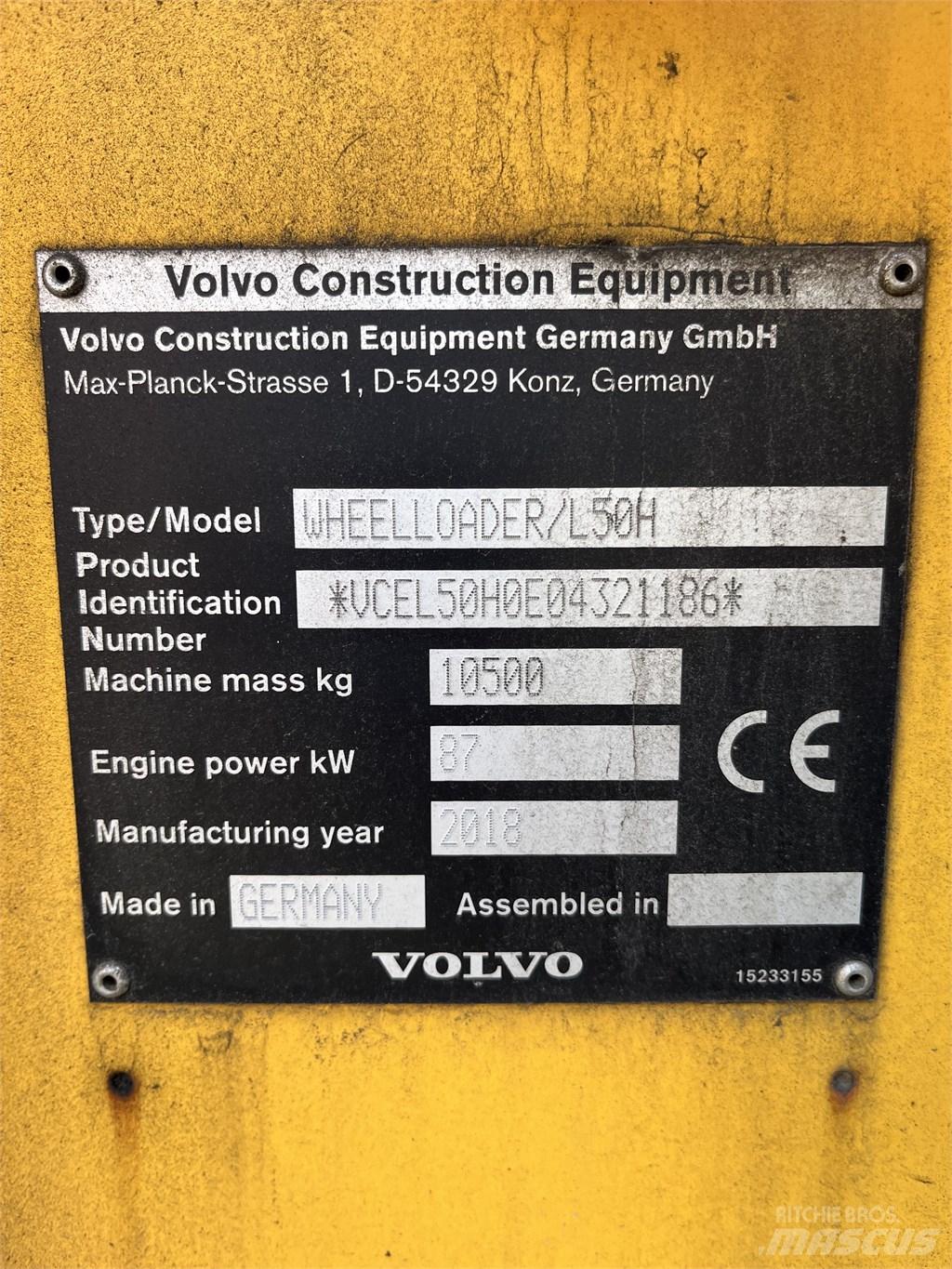 Volvo L 50 H لوادر بعجل