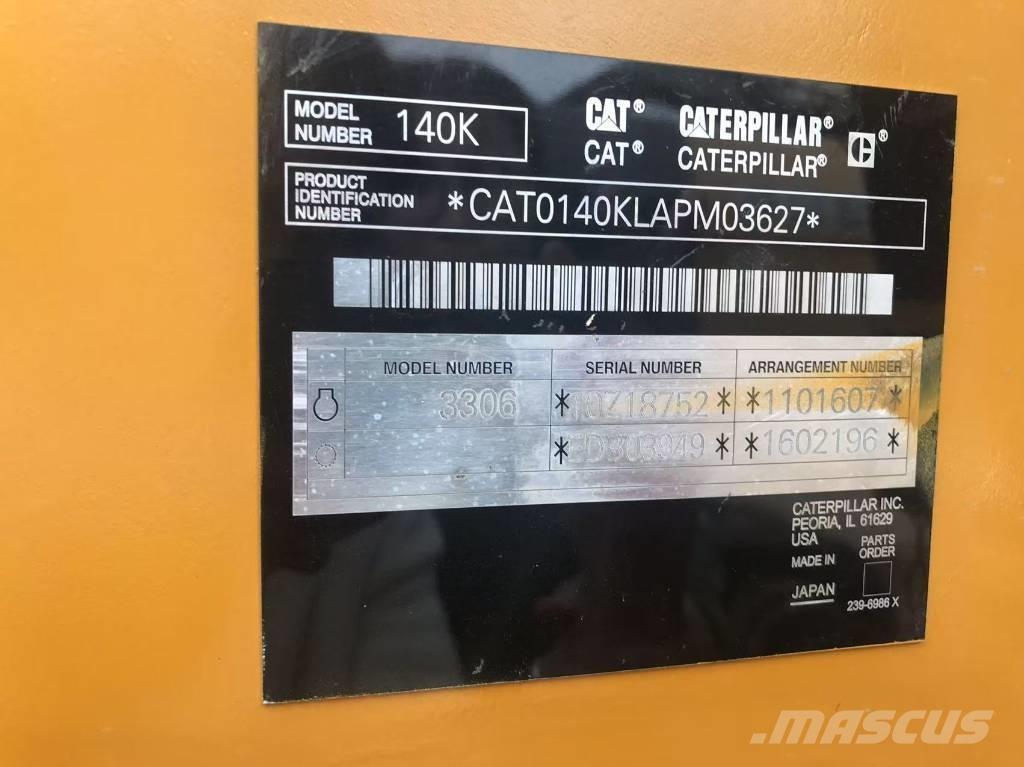 CAT 140k معدات تمهيد الطرق