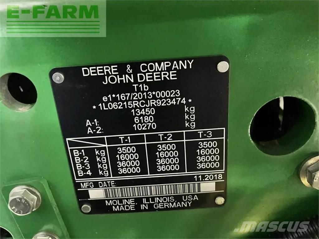 John Deere 6215r الجرارات