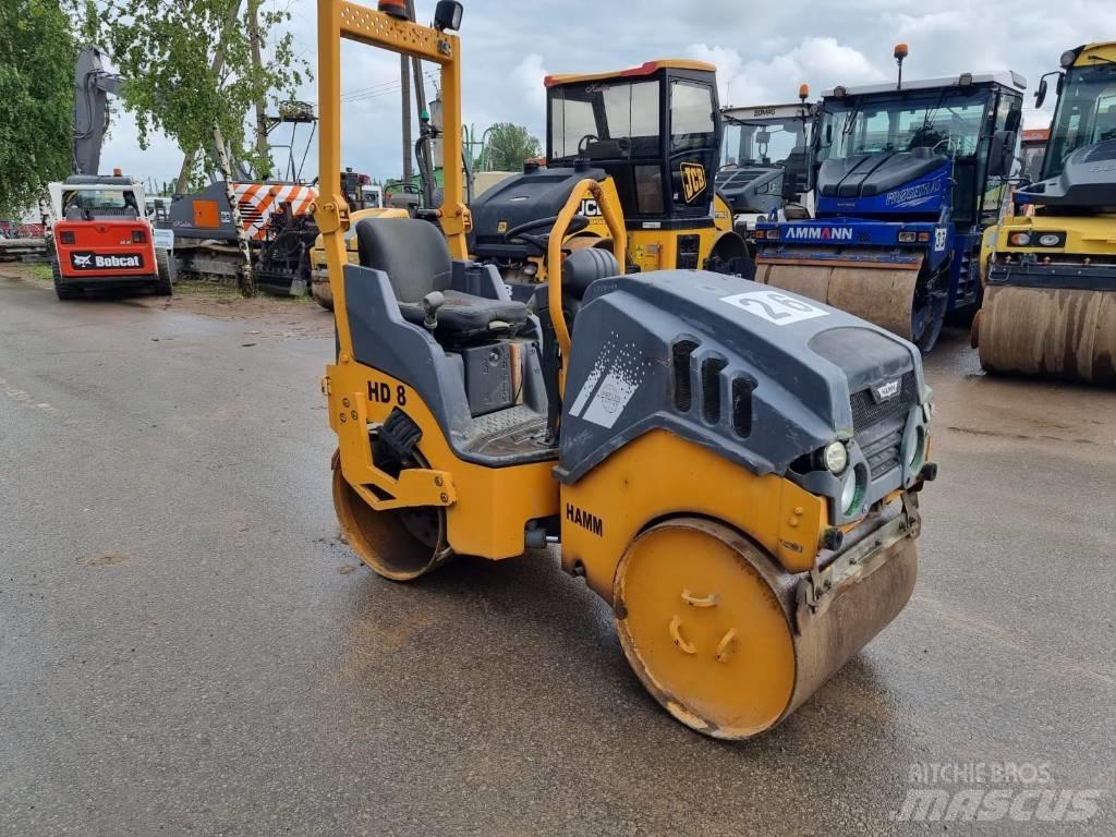 Hamm HD8 CW مداحل ثنائية الاسطوانة