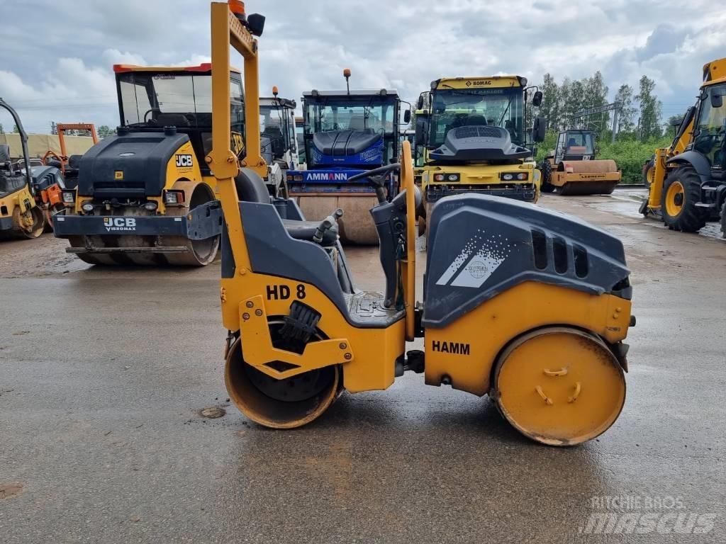 Hamm HD8 CW مداحل ثنائية الاسطوانة