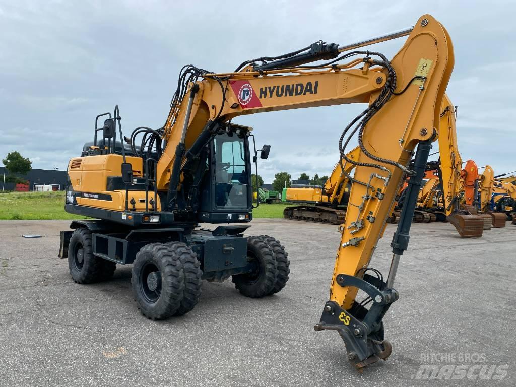 Hyundai HW140 حفارات بعجل